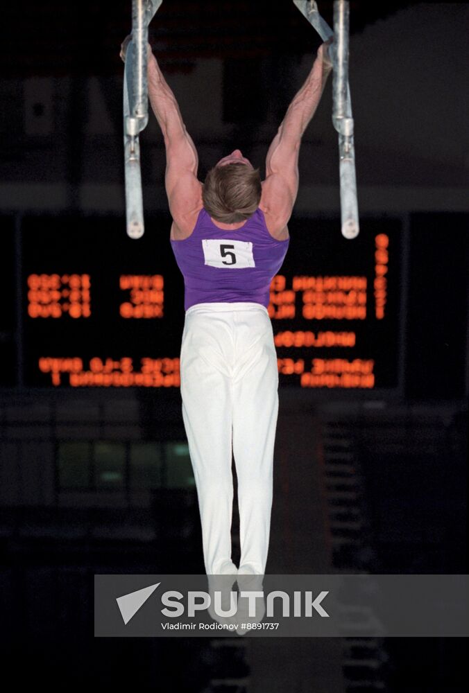 Alexei Nemov at World Artistic Gymnastics Championships
