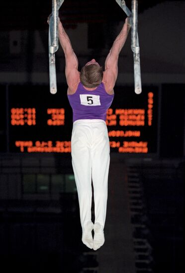 Alexei Nemov at World Artistic Gymnastics Championships