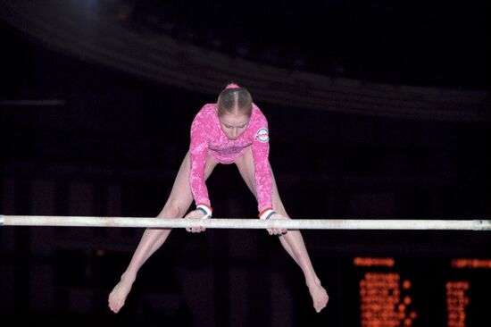 Anna Kovalyova at World Artistic Gymnastics Championships