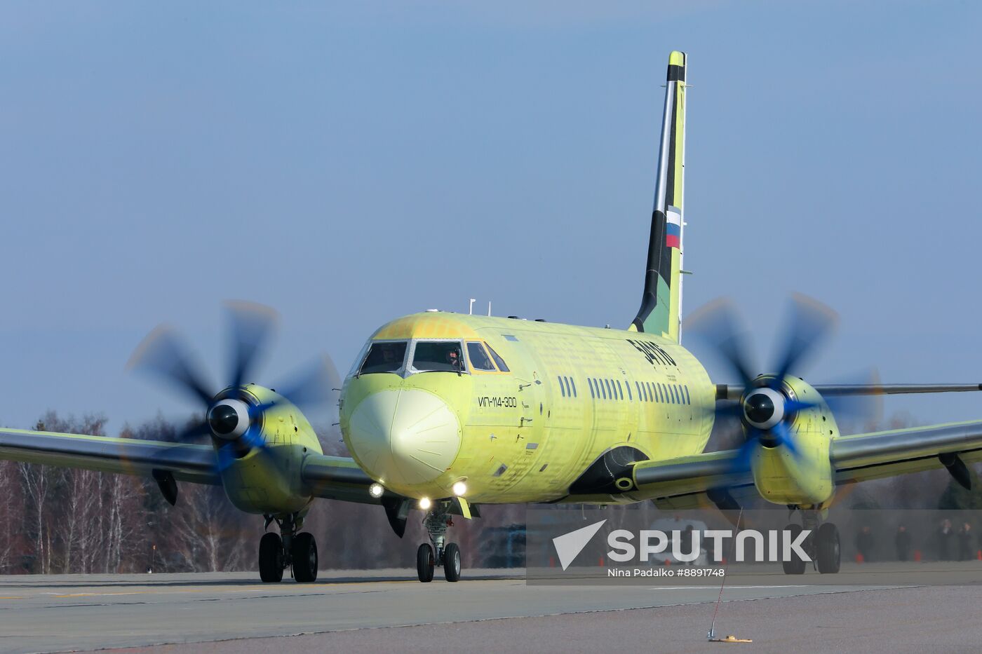 Russia Ilyushin Modified Passenger Jet Tests