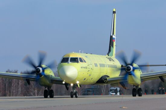 Russia Ilyushin Modified Passenger Jet Tests
