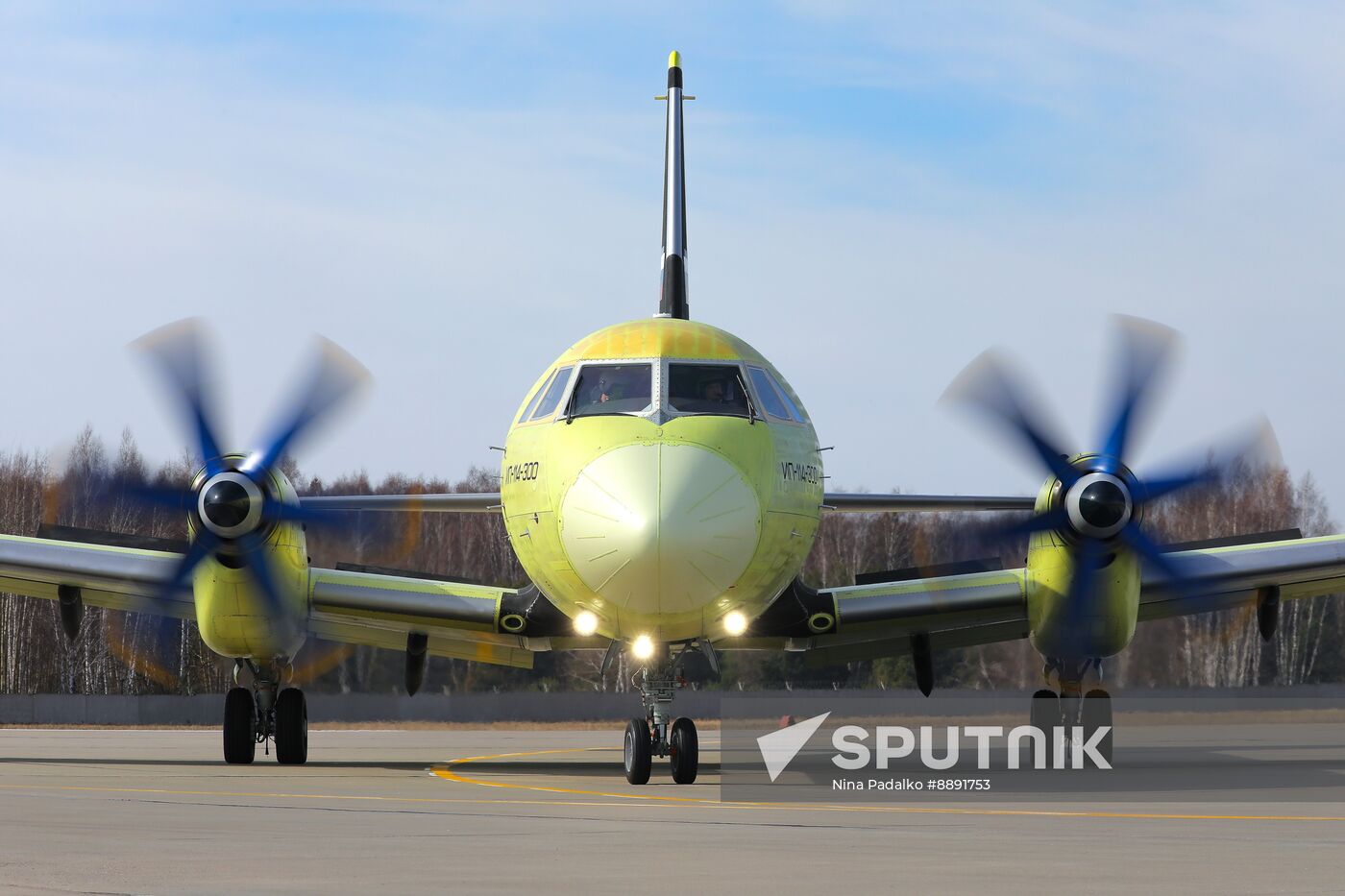 Russia Ilyushin Modified Passenger Jet Tests
