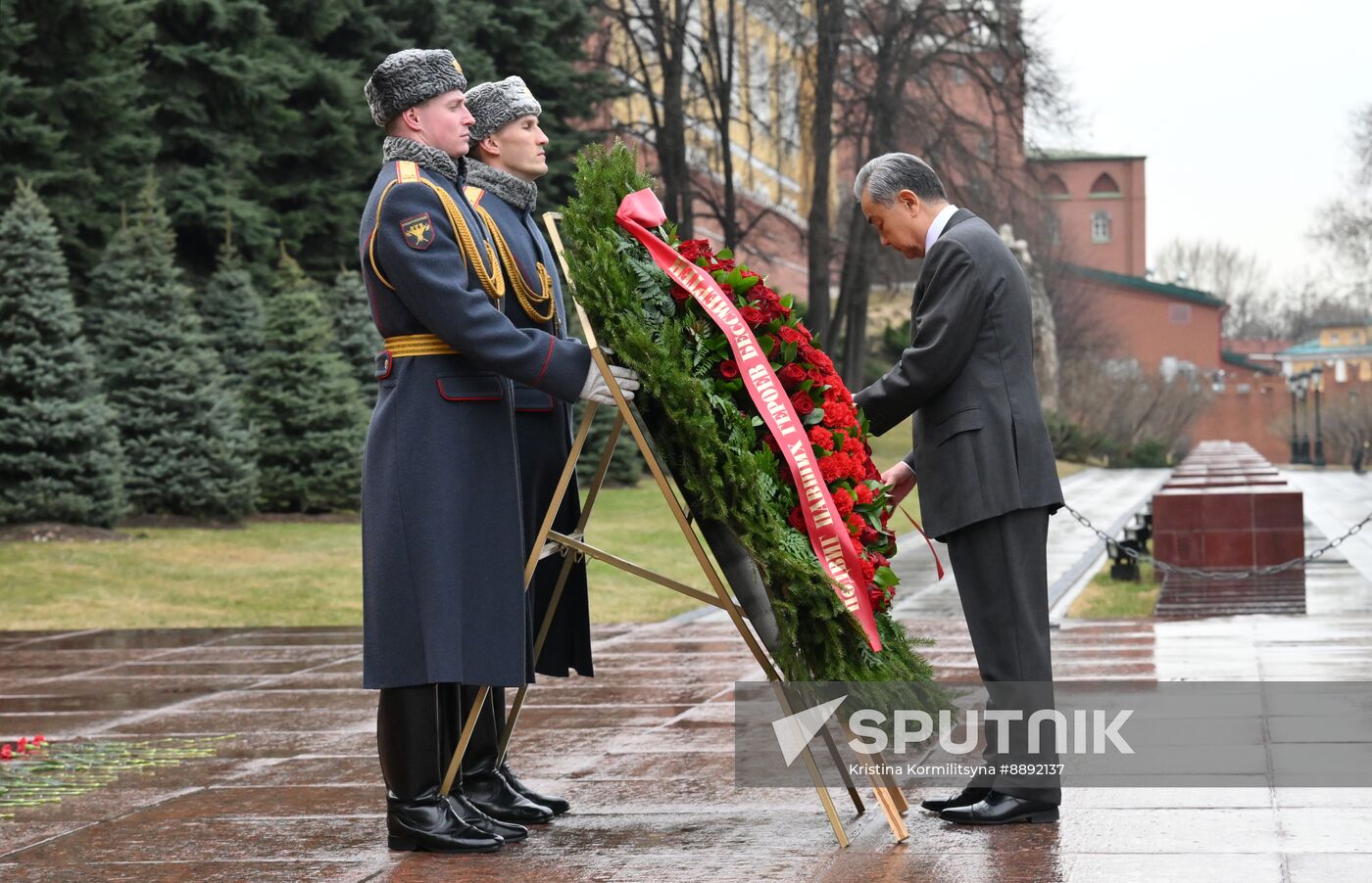 Russia China Wreath Laying