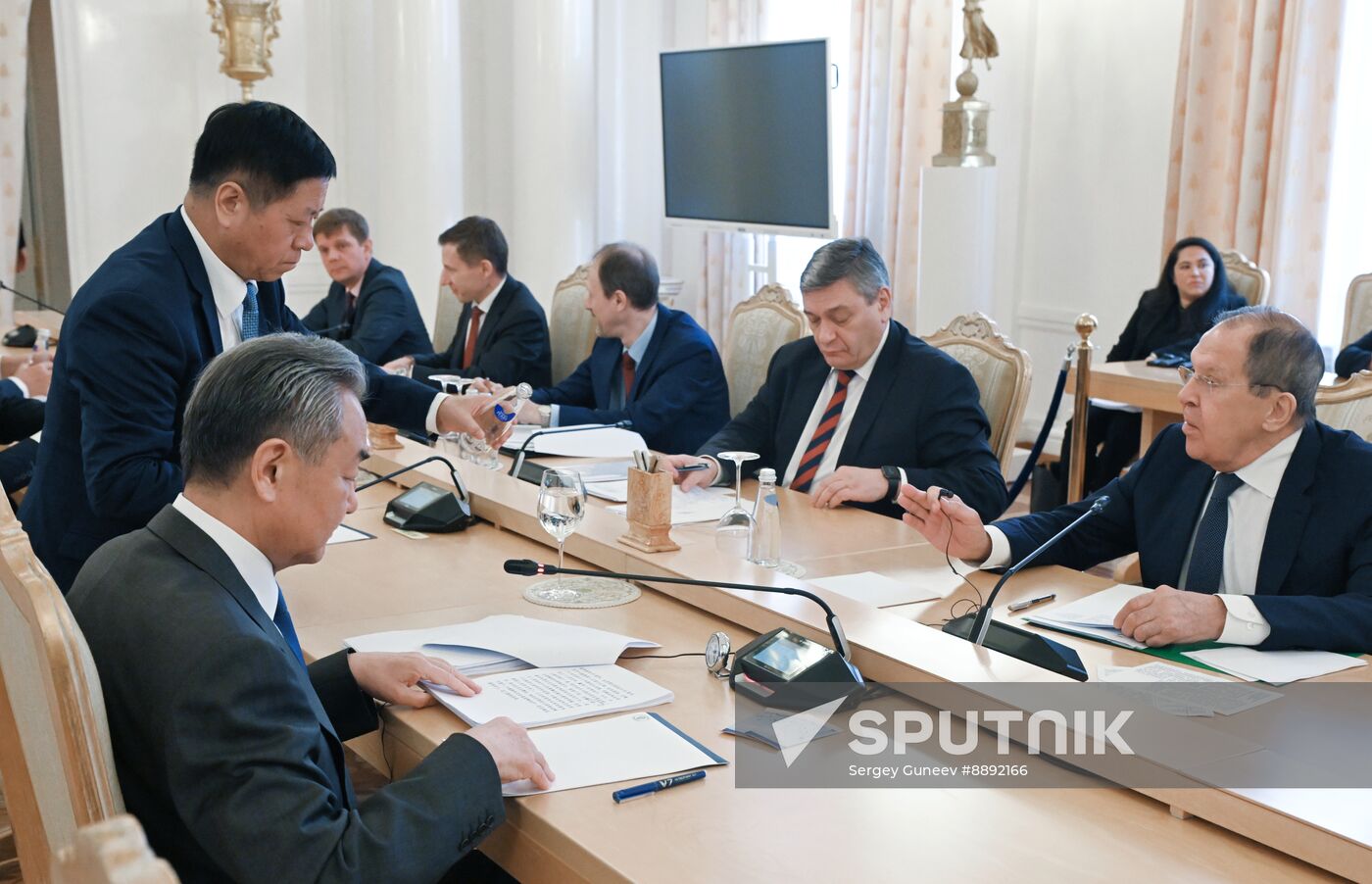 Russia China Foreign Ministers