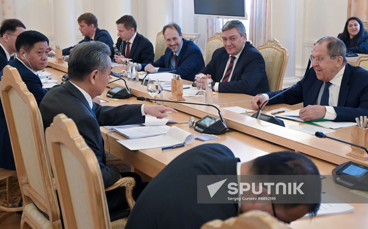 Russia China Foreign Ministers