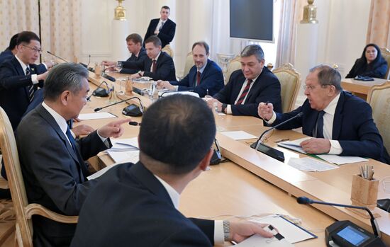 Russia China Foreign Ministers