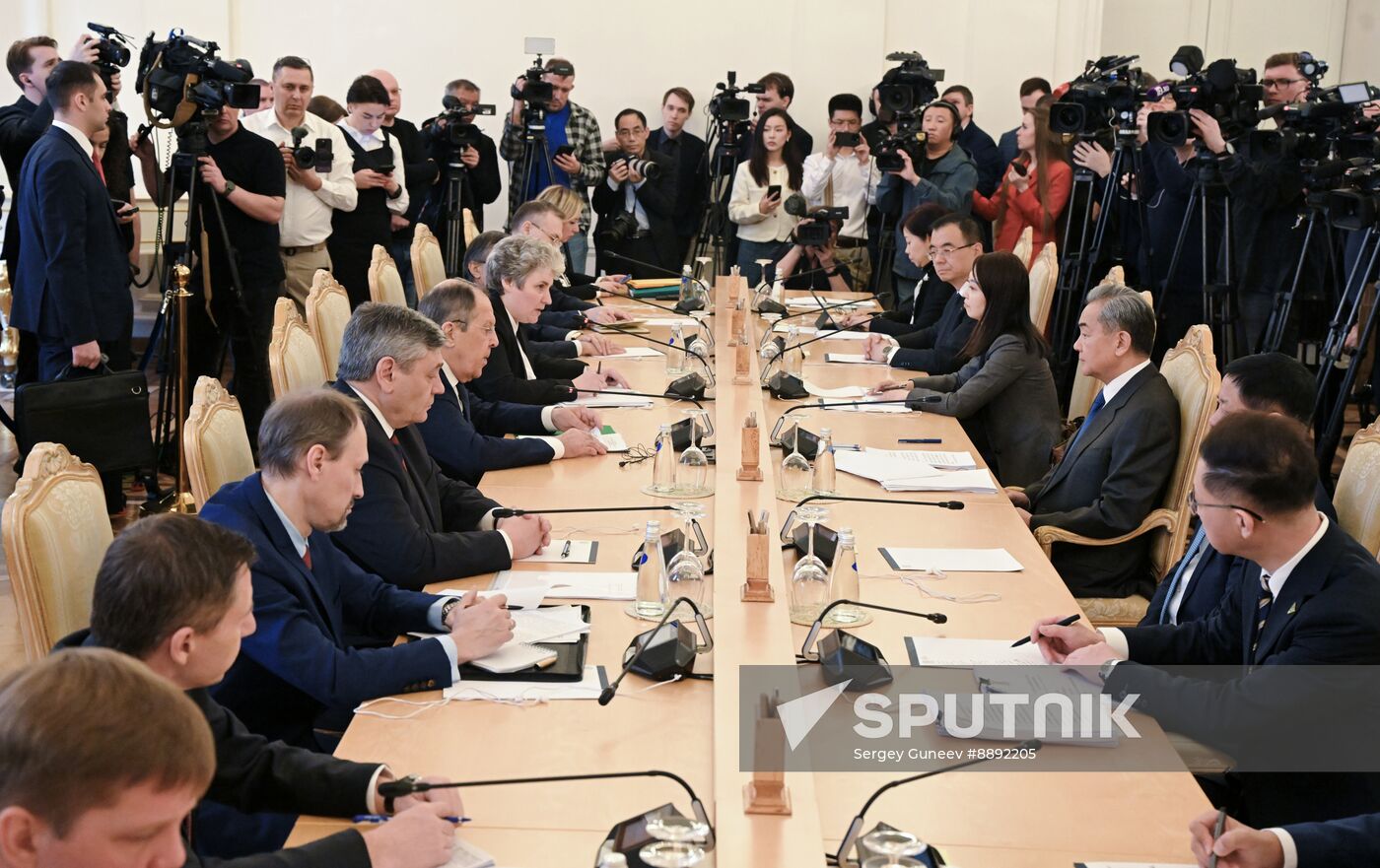 Russia China Foreign Ministers