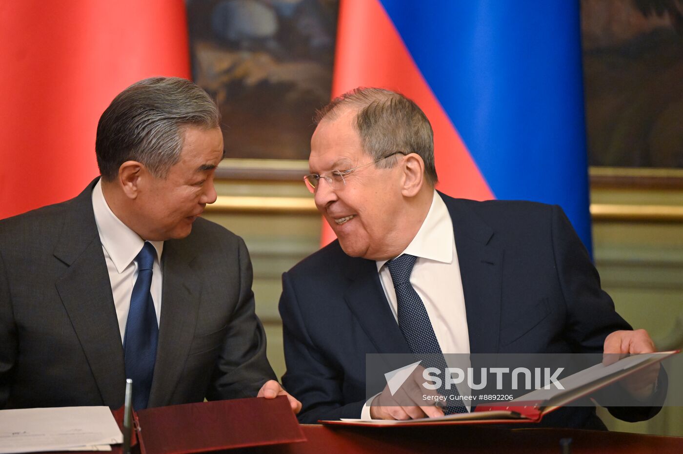 Russia China Foreign Ministers