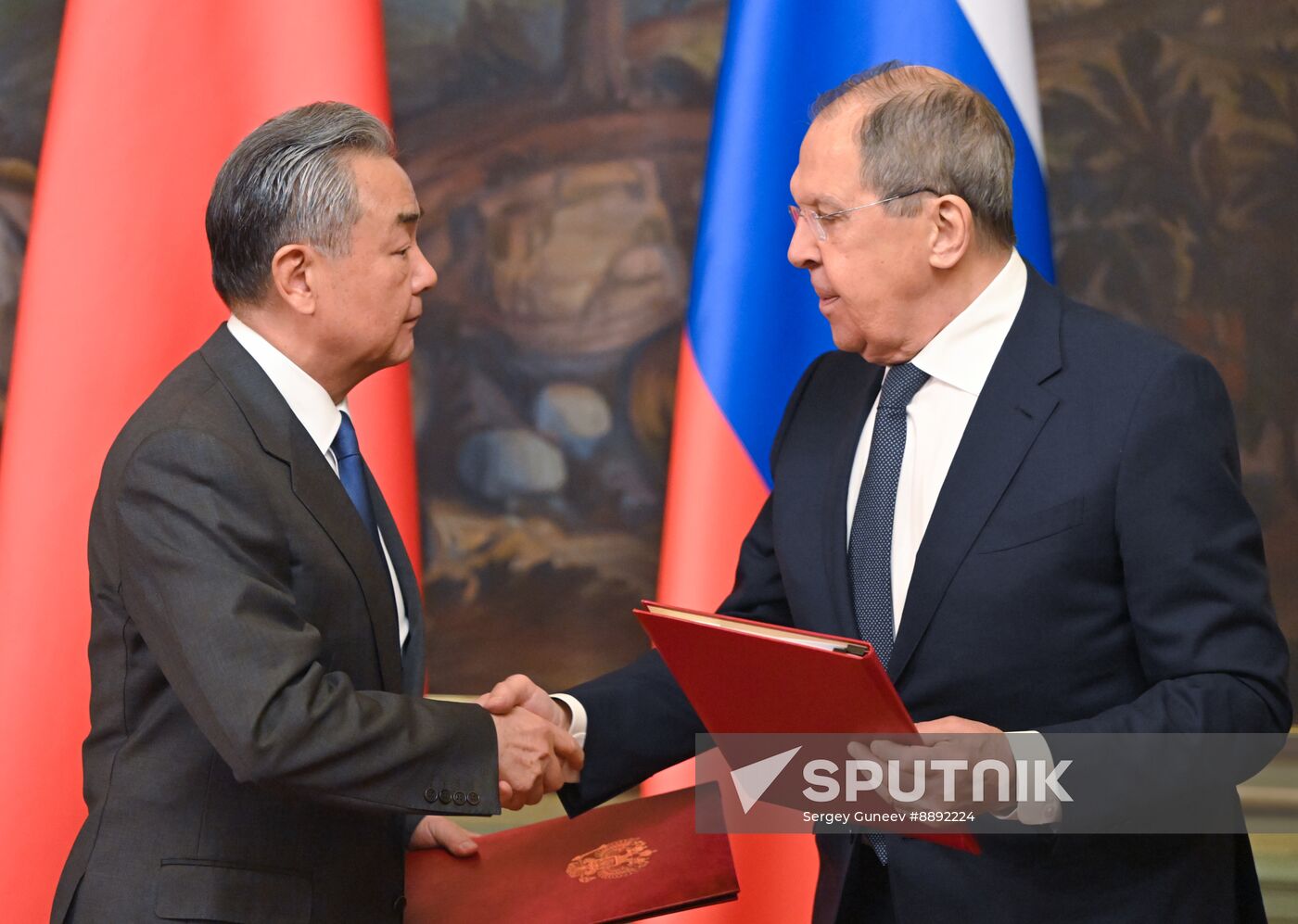 Russia China Foreign Ministers