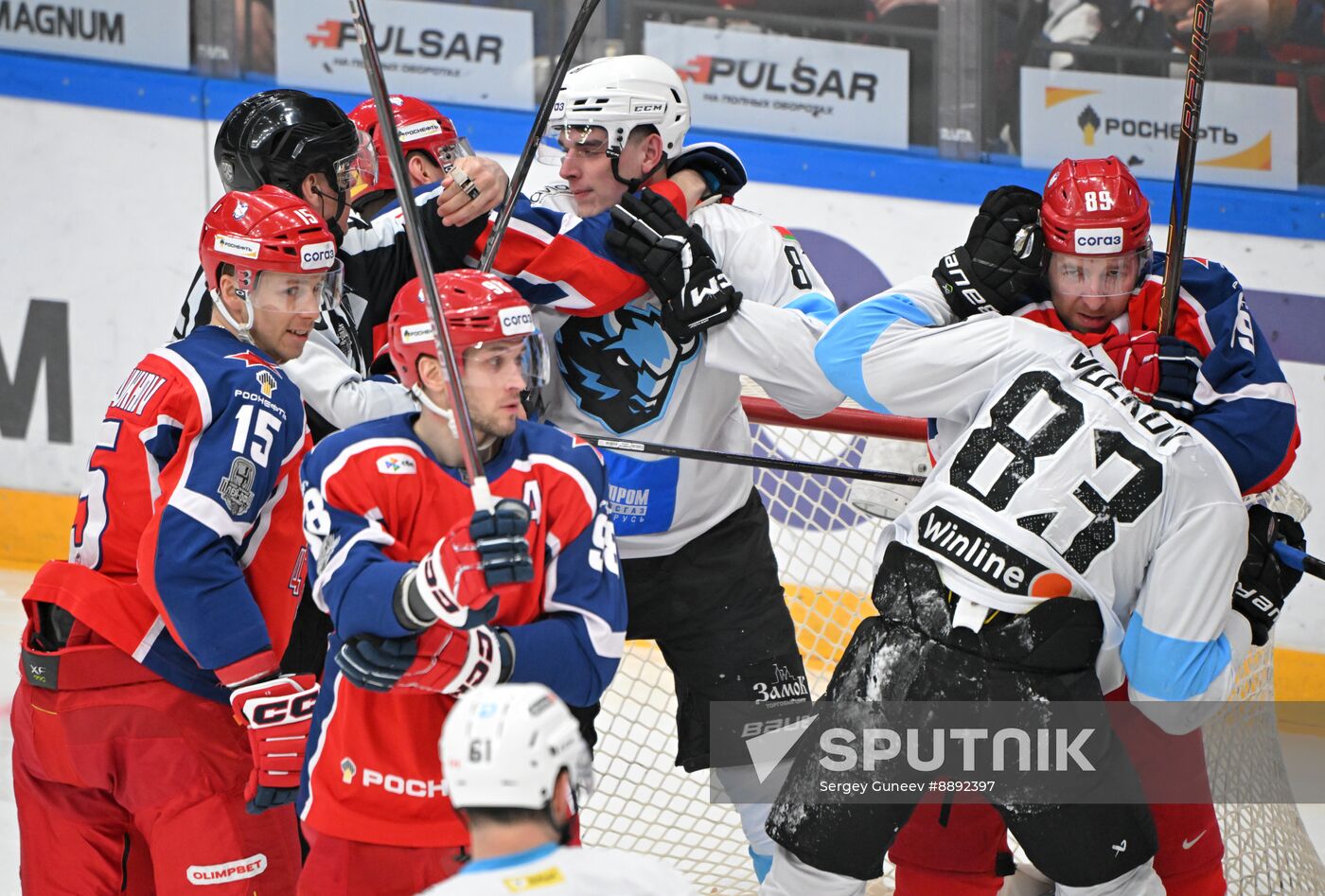 Russia Ice Hockey Kontinental League CSKA - Dinamo