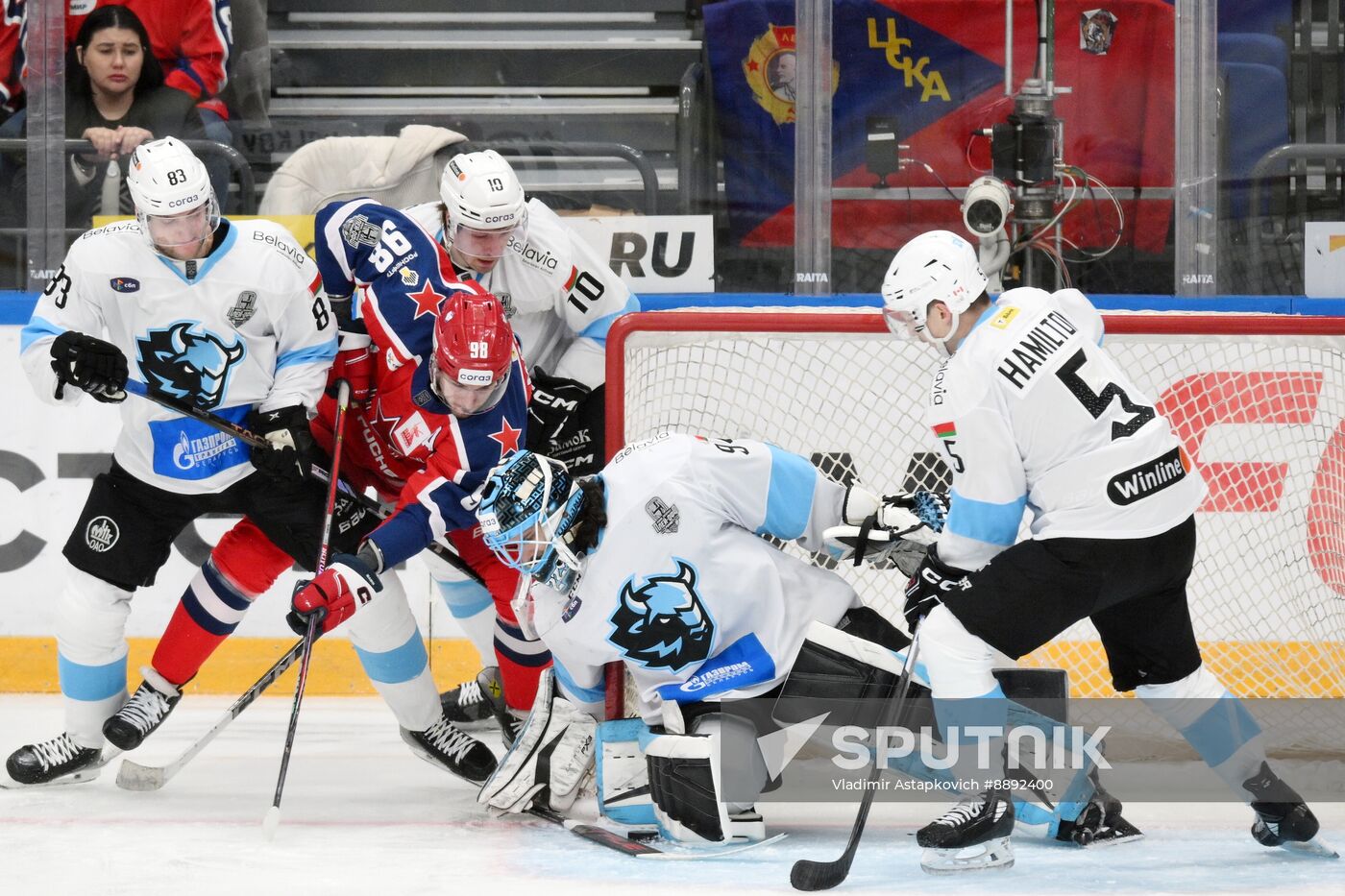 Russia Ice Hockey Kontinental League CSKA - Dinamo