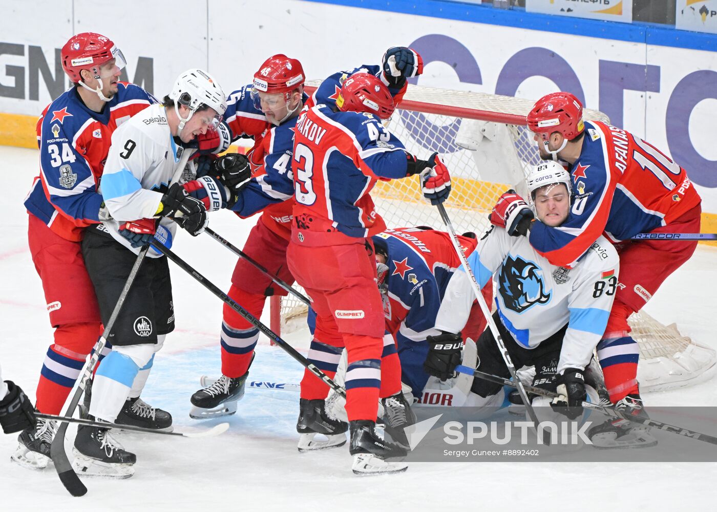 Russia Ice Hockey Kontinental League CSKA - Dinamo