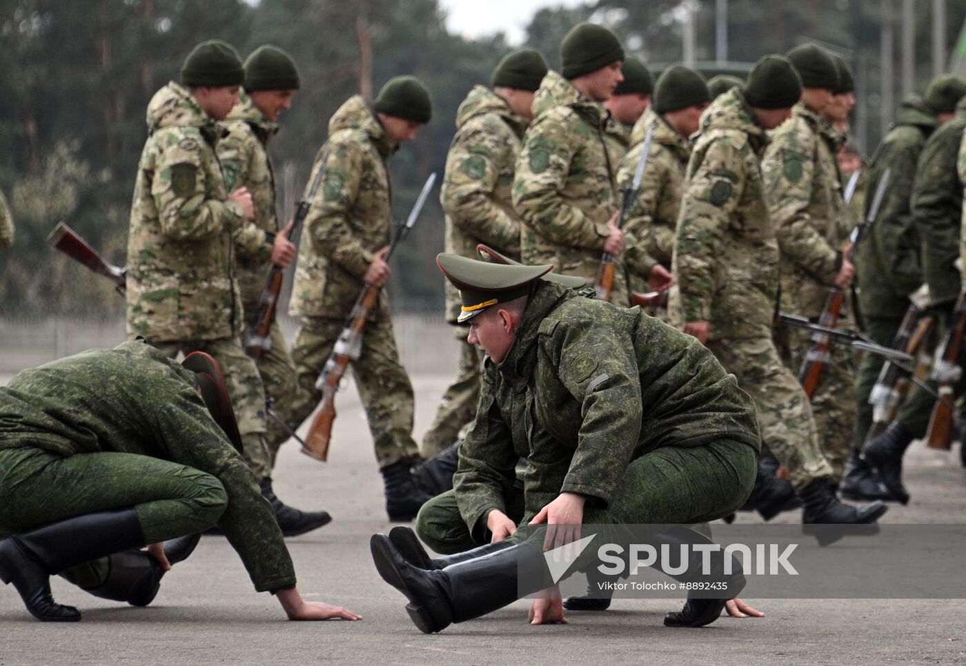 Belarus WWII Victory Day Parade Rehearsal