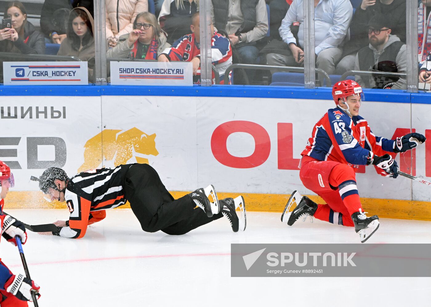 Russia Ice Hockey Kontinental League CSKA - Dinamo