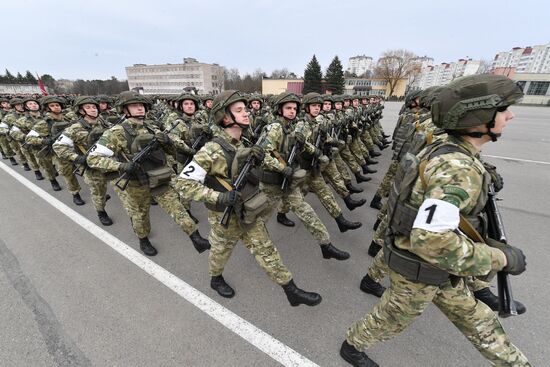 Belarus WWII Victory Day Parade Rehearsal
