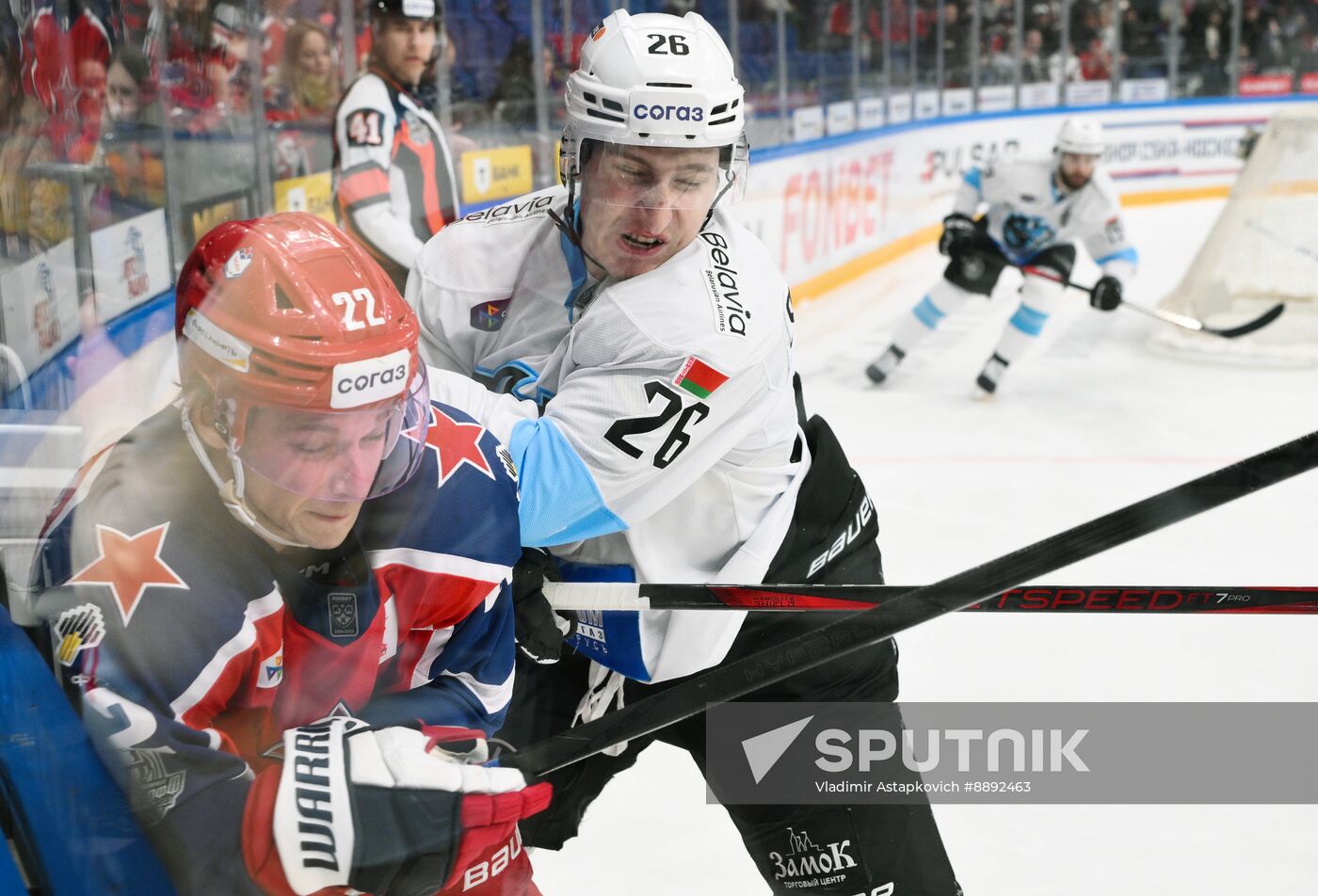 Russia Ice Hockey Kontinental League CSKA - Dinamo