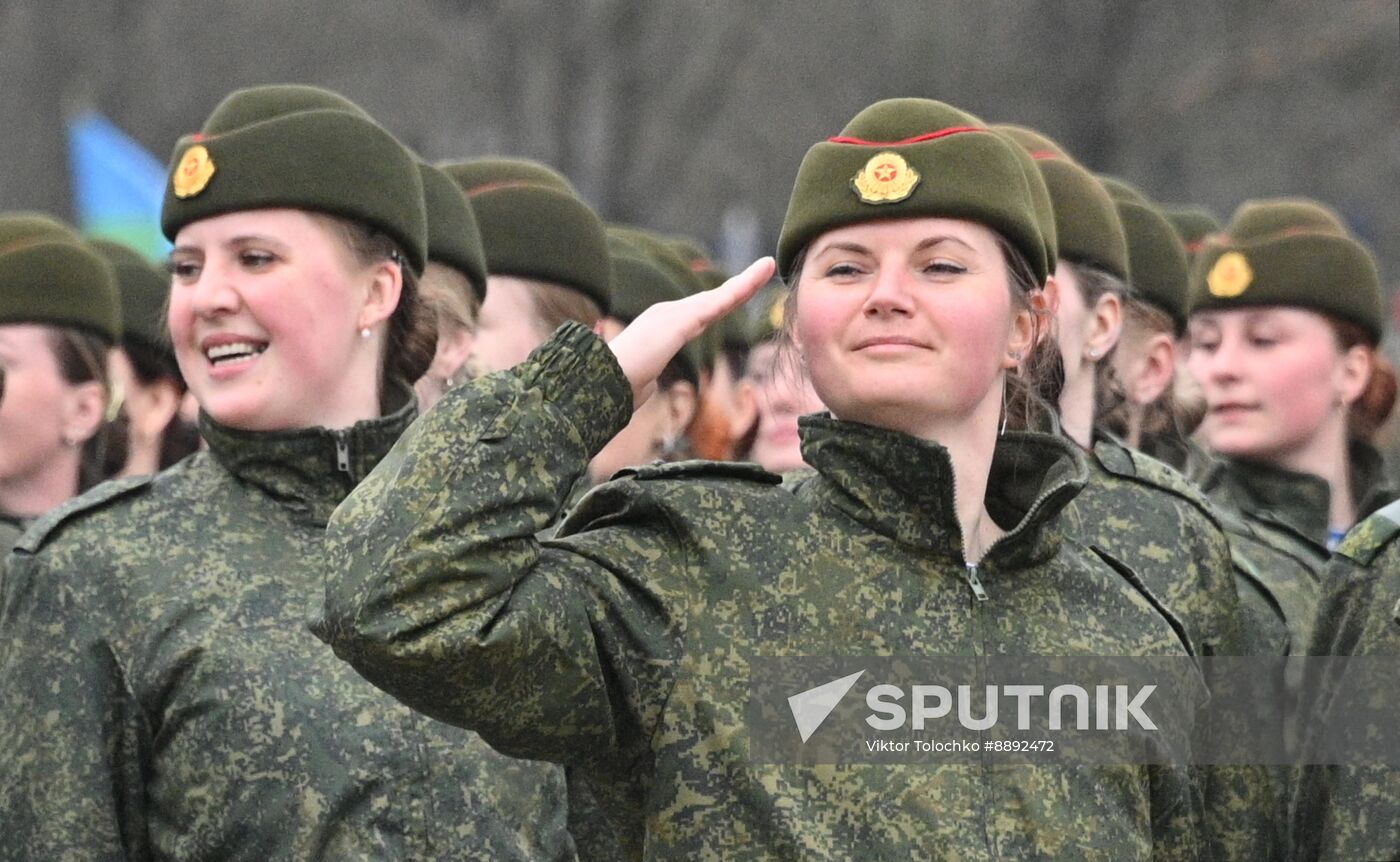 Belarus WWII Victory Day Parade Rehearsal