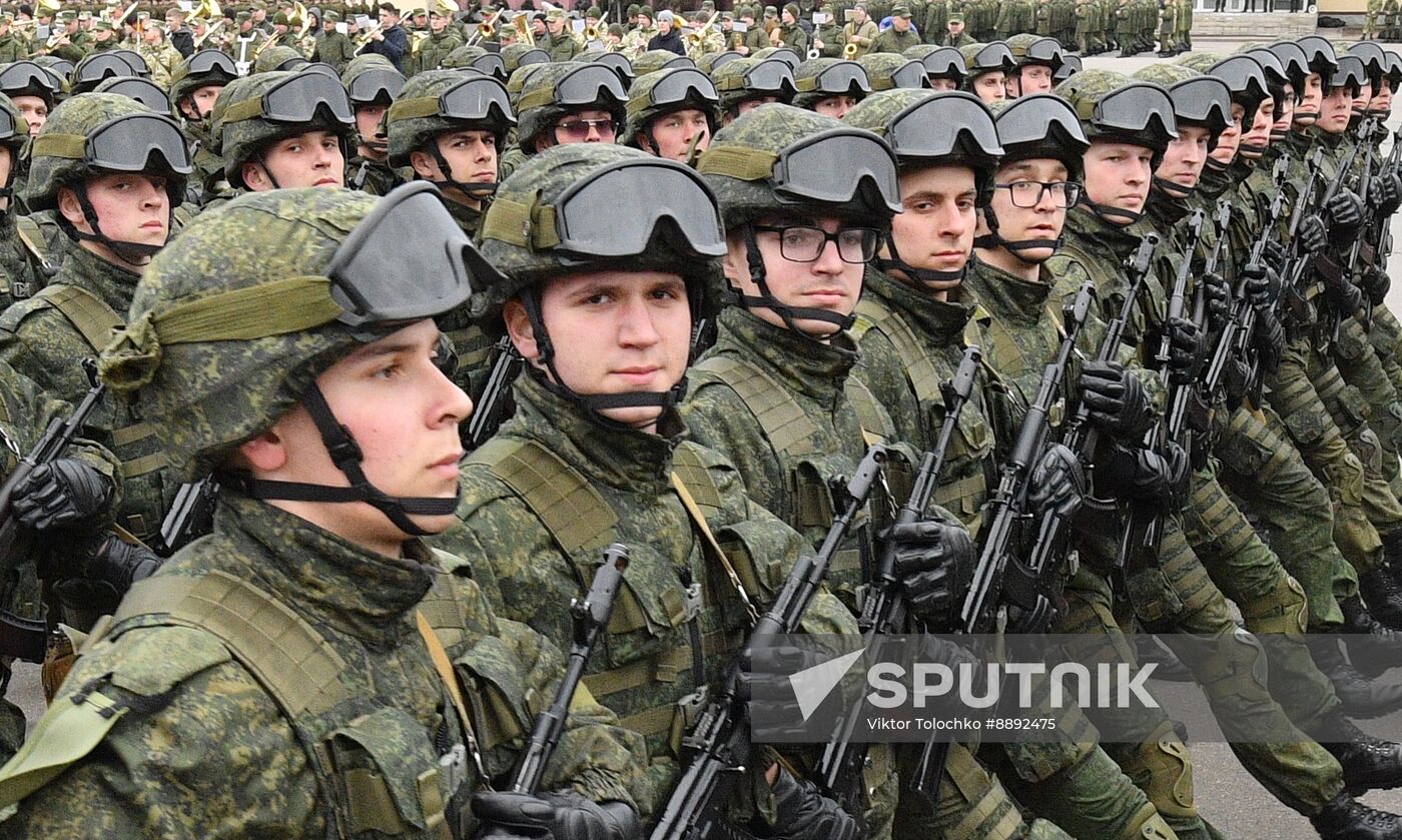 Belarus WWII Victory Day Parade Rehearsal