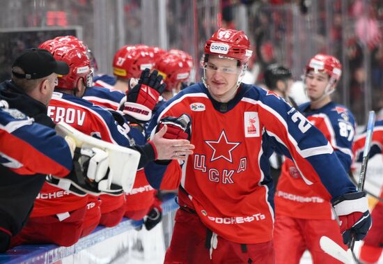 Russia Ice Hockey Kontinental League CSKA - Dinamo
