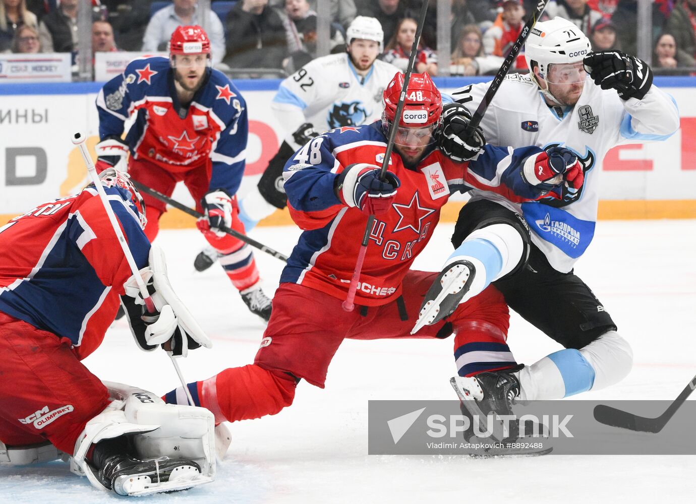 Russia Ice Hockey Kontinental League CSKA - Dinamo