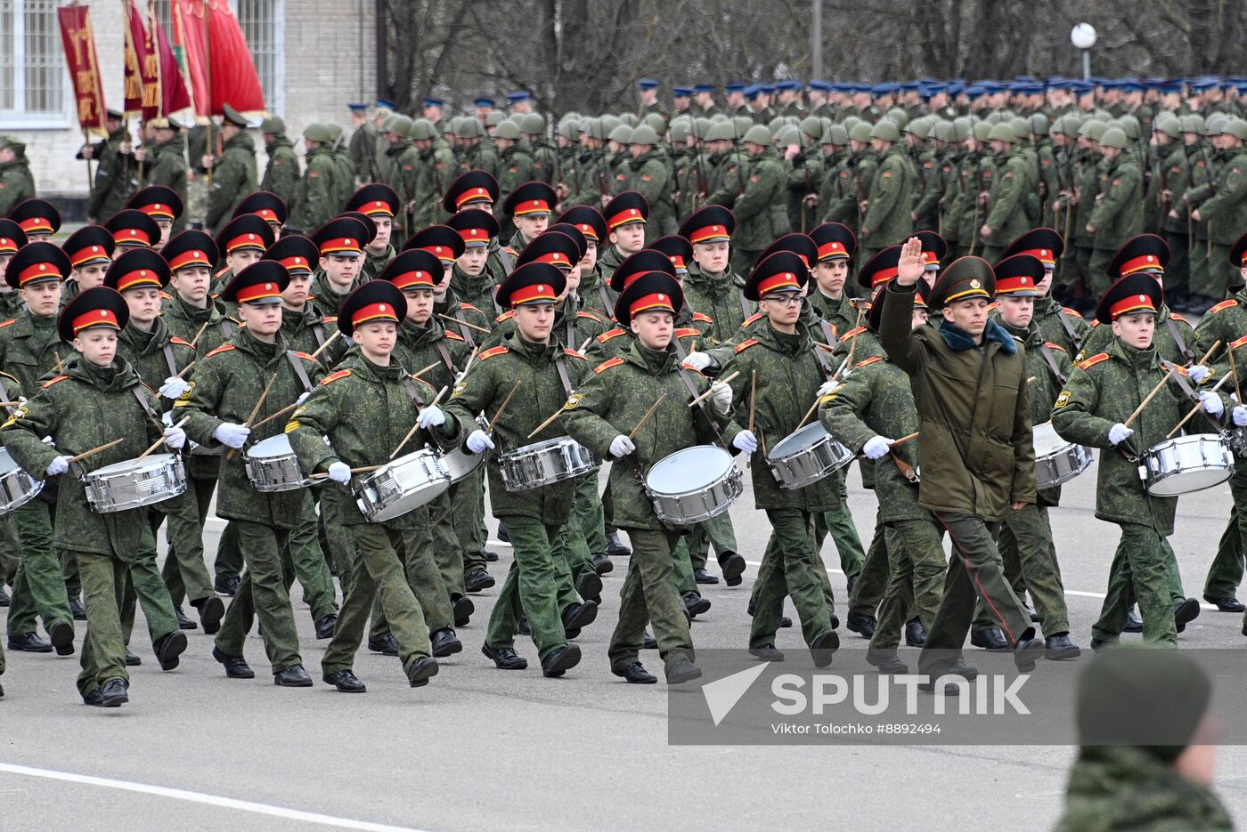 Belarus WWII Victory Day Parade Rehearsal