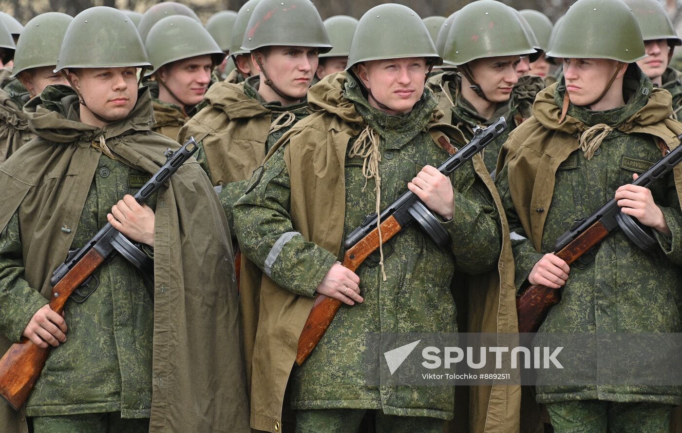 Belarus WWII Victory Day Parade Rehearsal