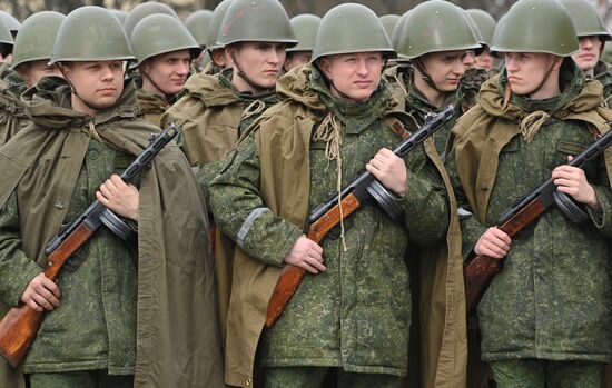 Belarus WWII Victory Day Parade Rehearsal