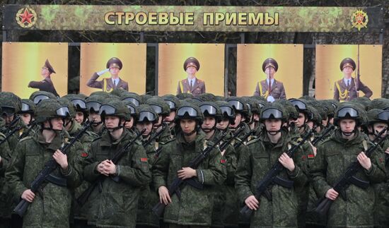 Belarus WWII Victory Day Parade Rehearsal