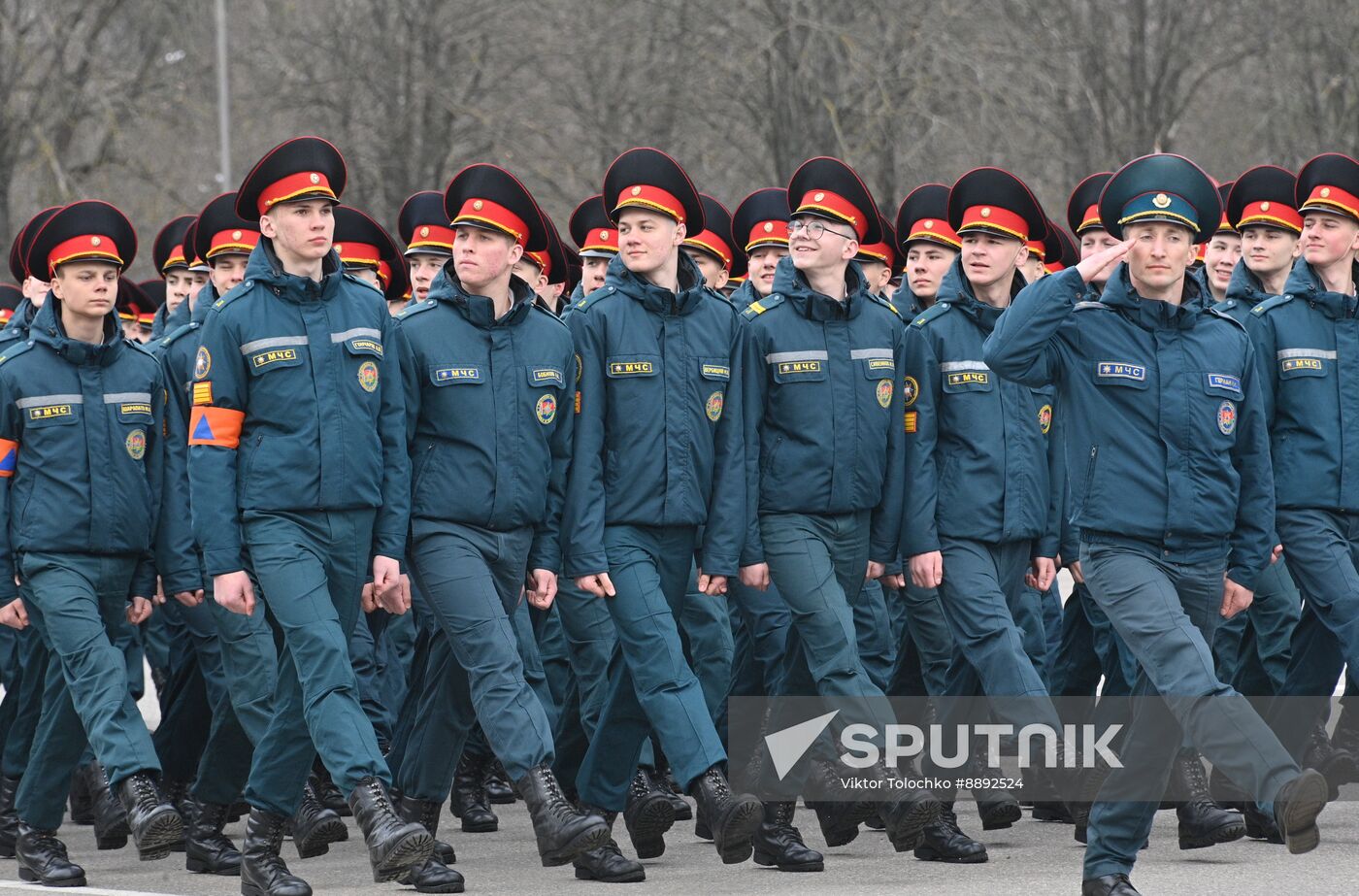 Belarus WWII Victory Day Parade Rehearsal