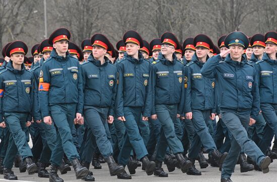 Belarus WWII Victory Day Parade Rehearsal