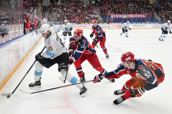 Russia Ice Hockey Kontinental League CSKA - Dinamo