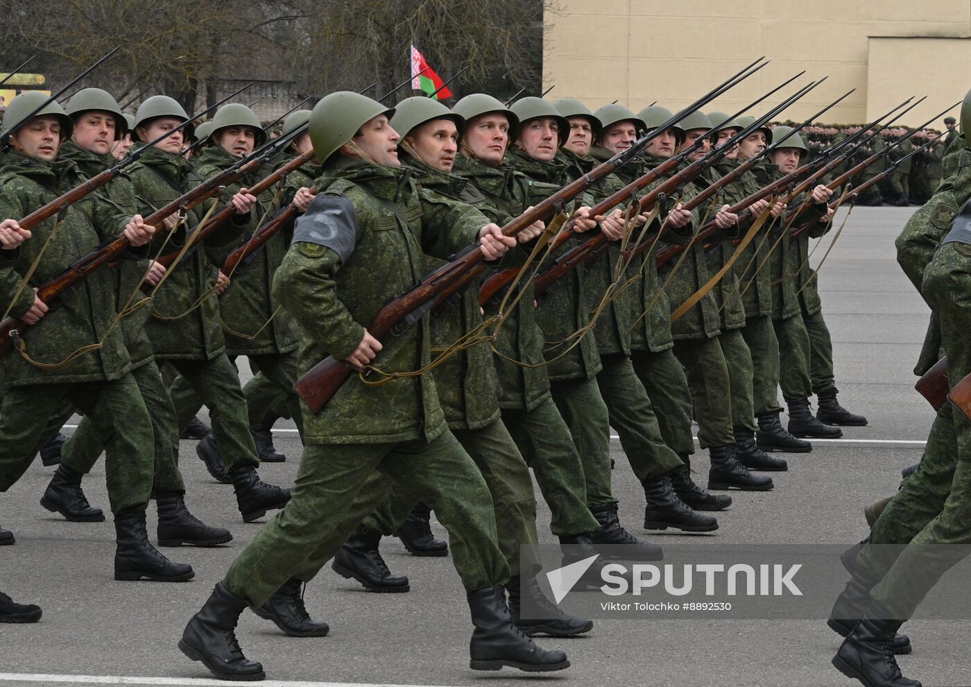 Belarus WWII Victory Day Parade Rehearsal