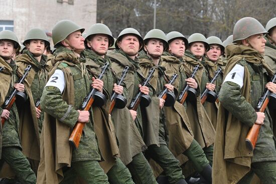 Belarus WWII Victory Day Parade Rehearsal