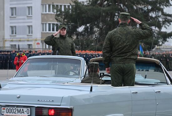 Belarus WWII Victory Day Parade Rehearsal