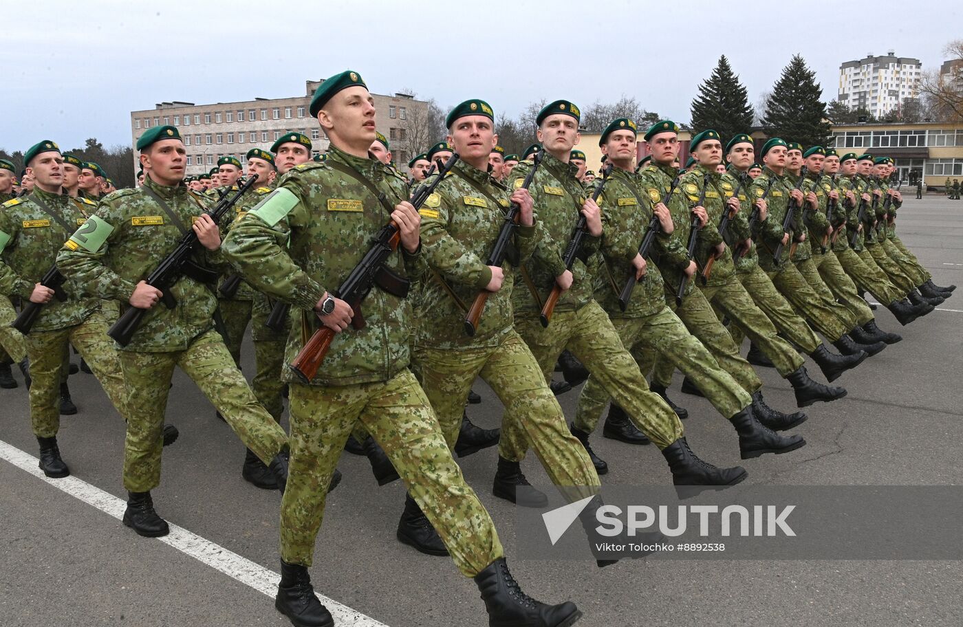 Belarus WWII Victory Day Parade Rehearsal