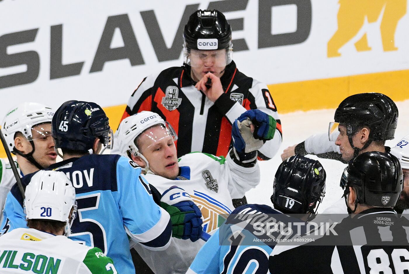 Russia Ice Hockey Kontinental League Sibir - Salavat Yulaev