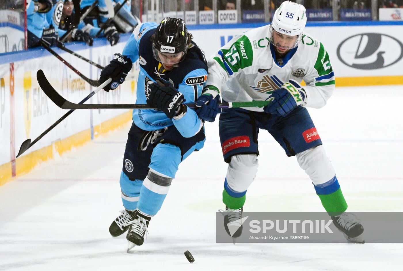 Russia Ice Hockey Kontinental League Sibir - Salavat Yulaev
