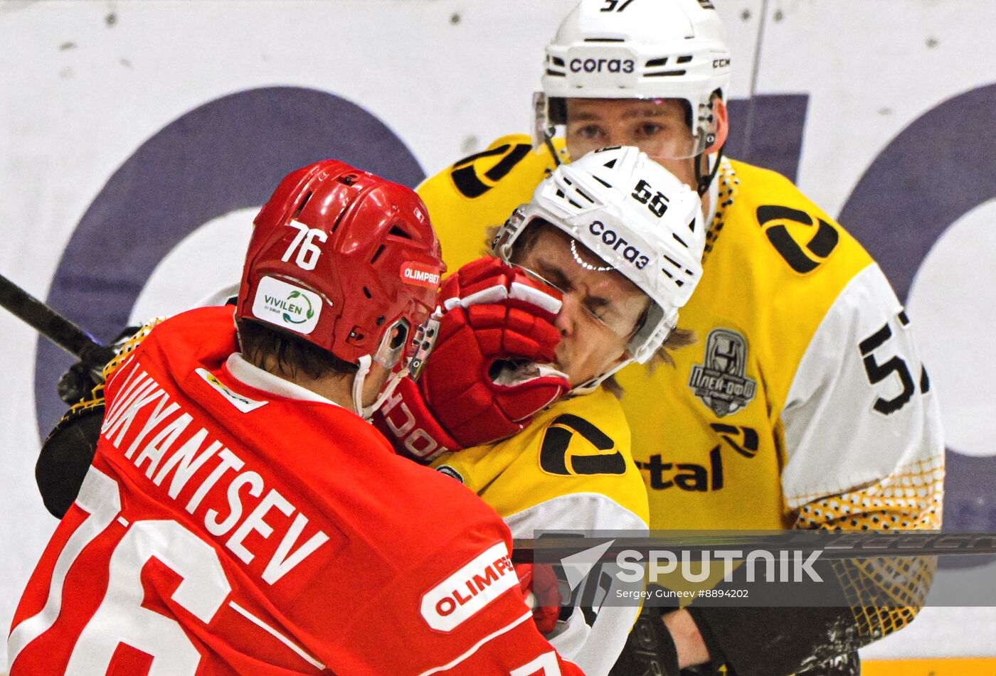 Russia Ice Hockey Kontinental League Spartak - Severstal