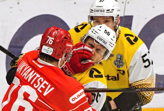 Russia Ice Hockey Kontinental League Spartak - Severstal