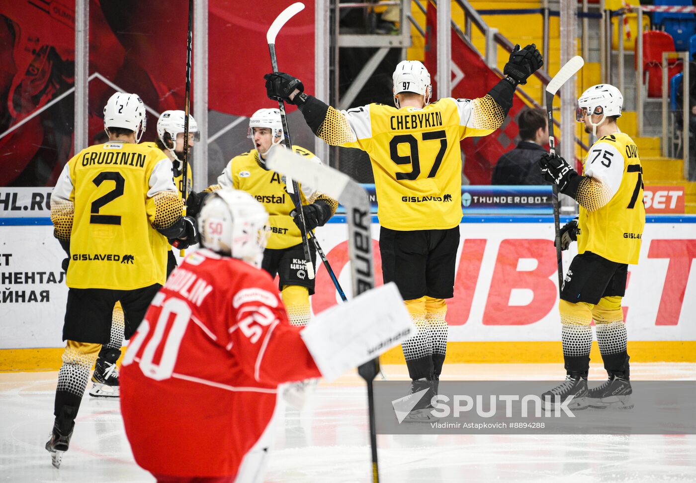 Russia Ice Hockey Kontinental League Spartak - Severstal