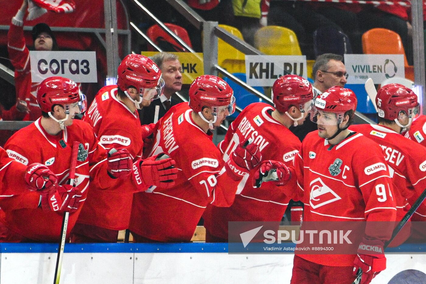 Russia Ice Hockey Kontinental League Spartak - Severstal