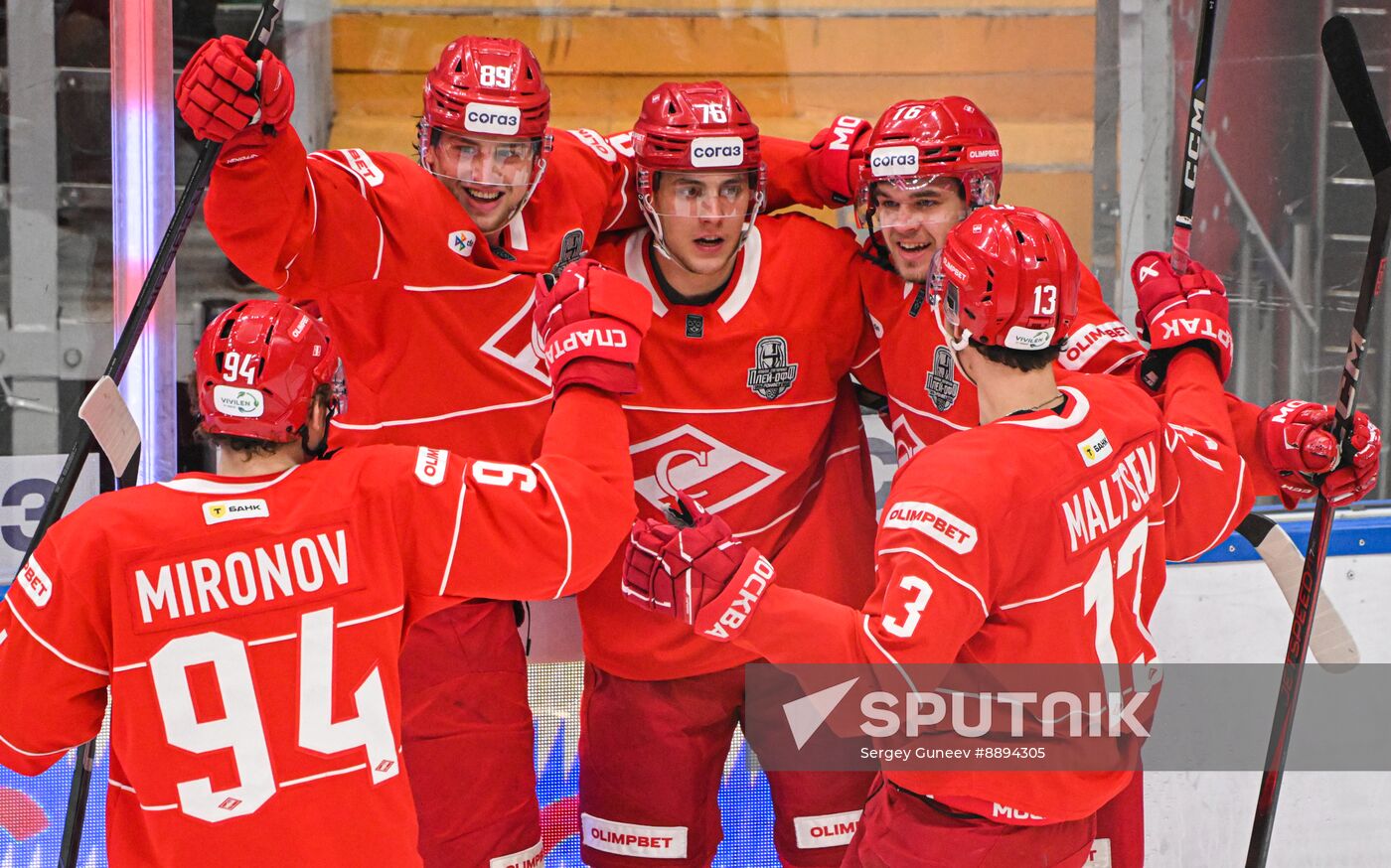 Russia Ice Hockey Kontinental League Spartak - Severstal