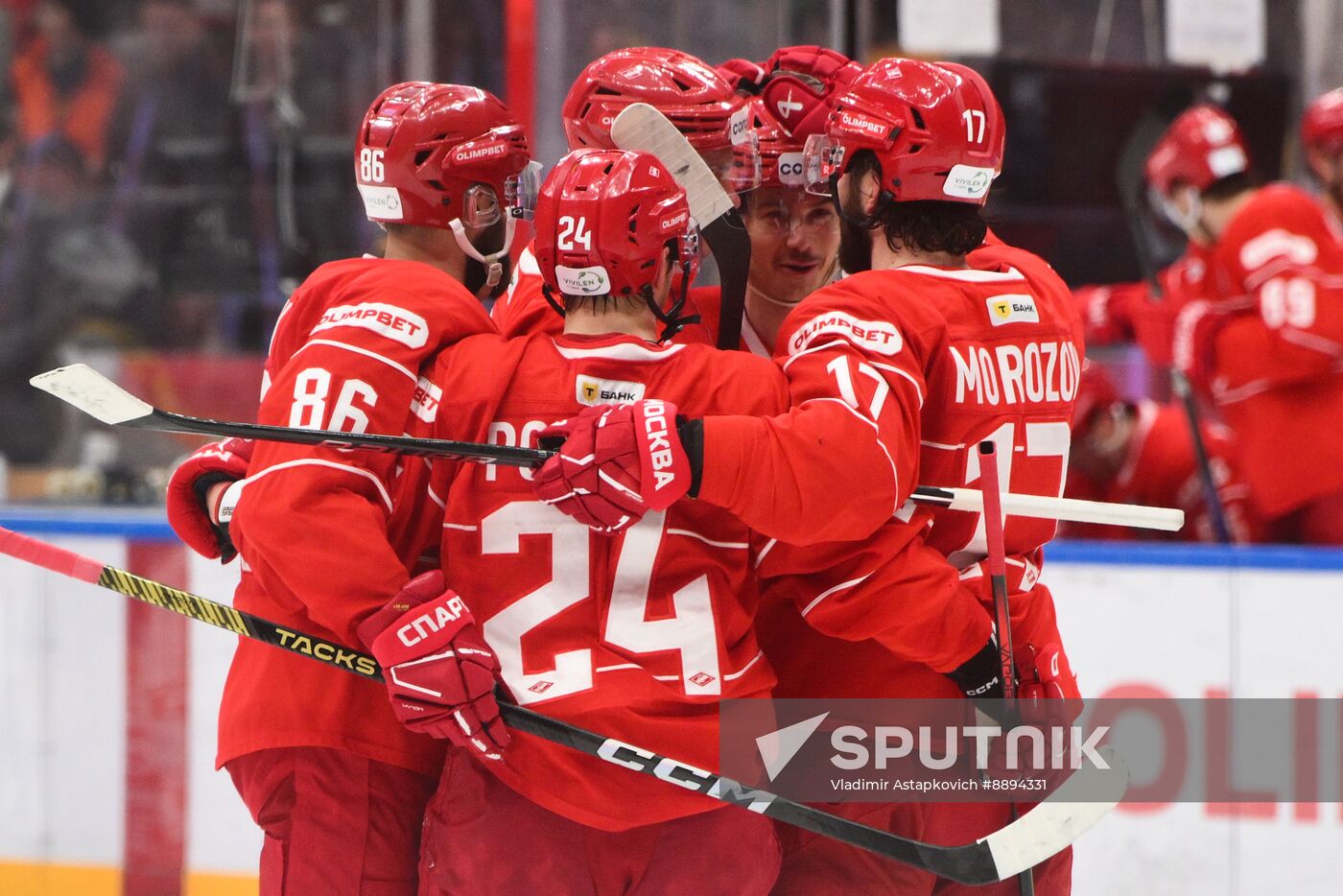 Russia Ice Hockey Kontinental League Spartak - Severstal