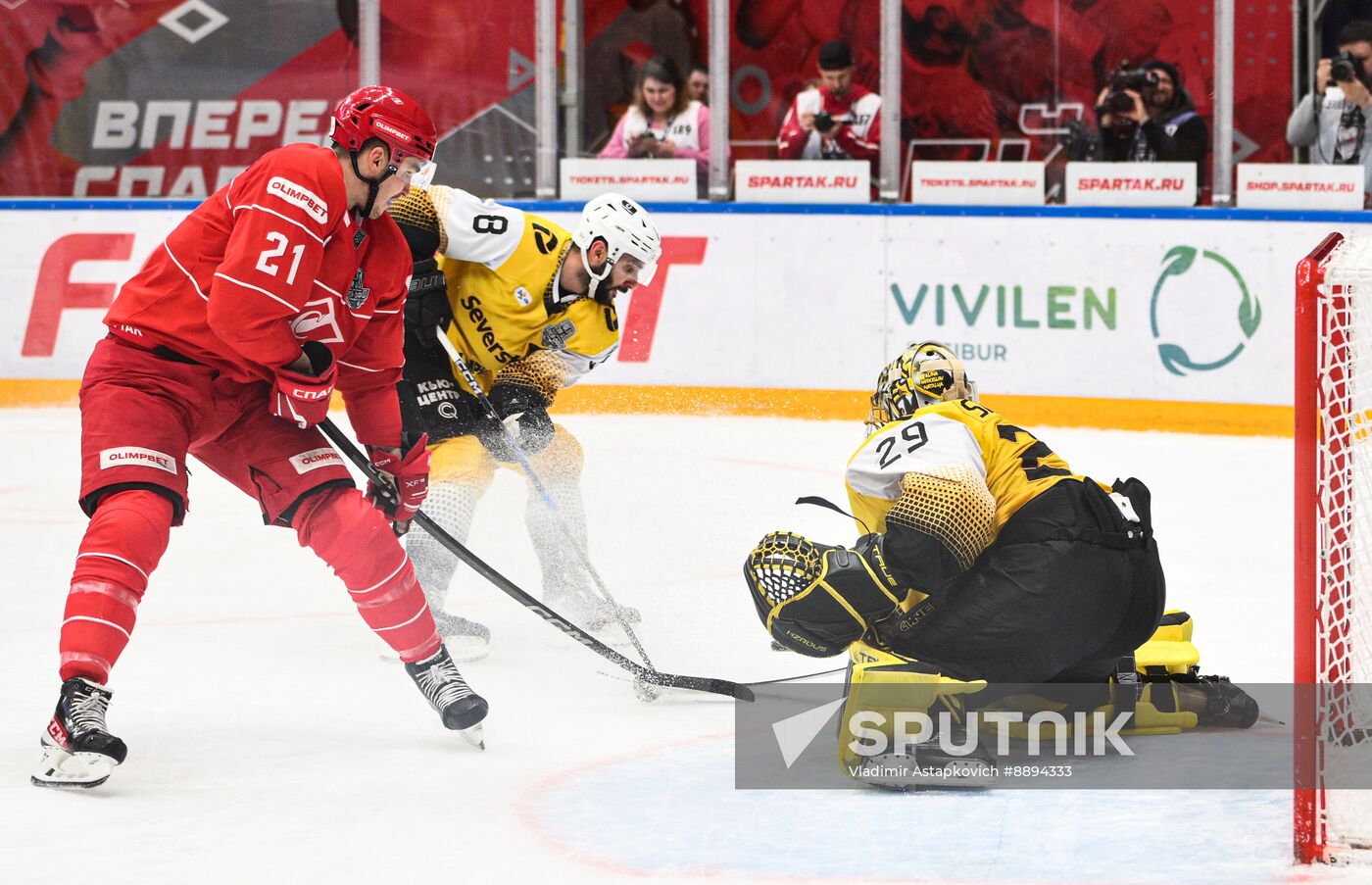 Russia Ice Hockey Kontinental League Spartak - Severstal