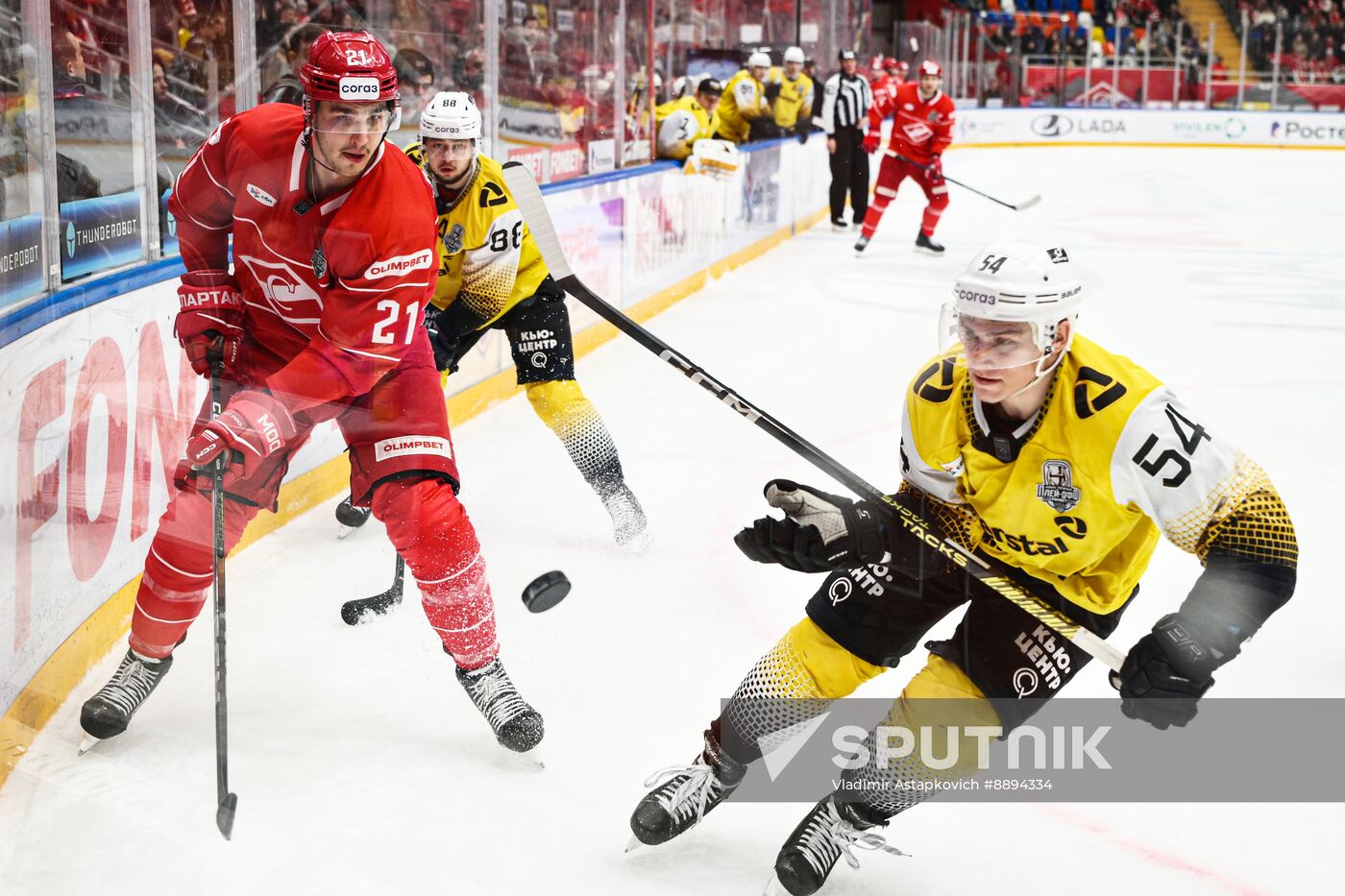 Russia Ice Hockey Kontinental League Spartak - Severstal