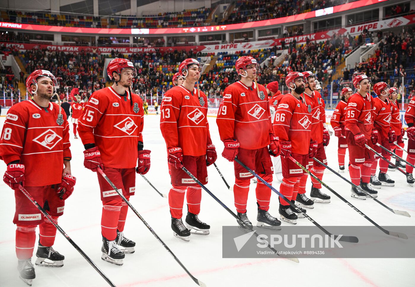 Russia Ice Hockey Kontinental League Spartak - Severstal