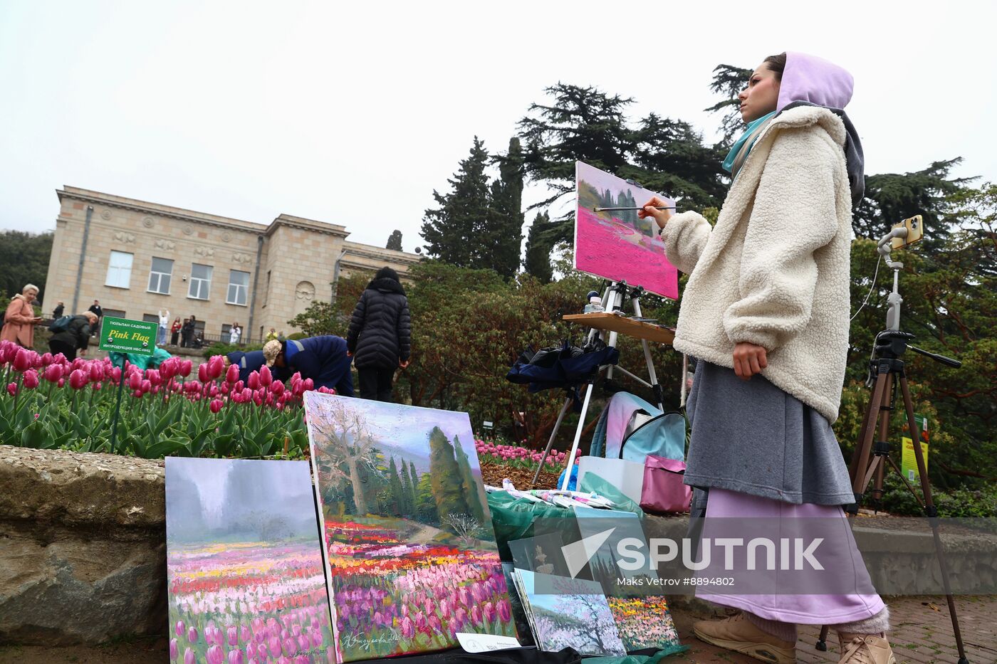 Russia Environment Tulips Exhibition