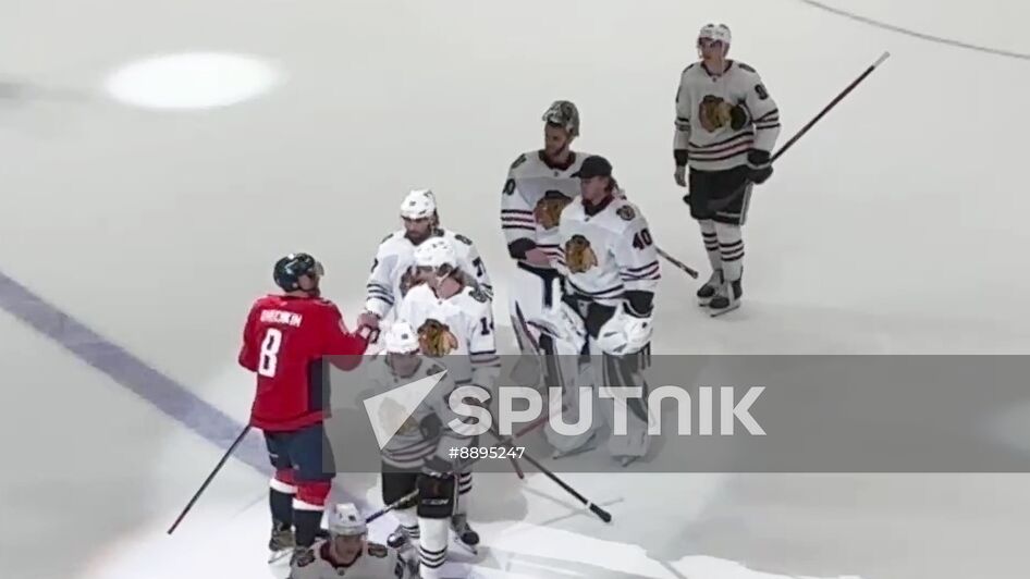 US Russia Ice Hockey Ovechkin NHL Career Goal Record
