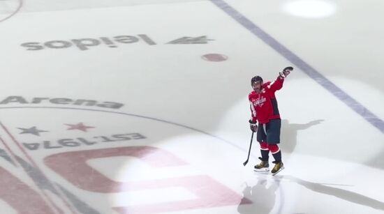 US Russia Ice Hockey Ovechkin NHL Career Goal Record