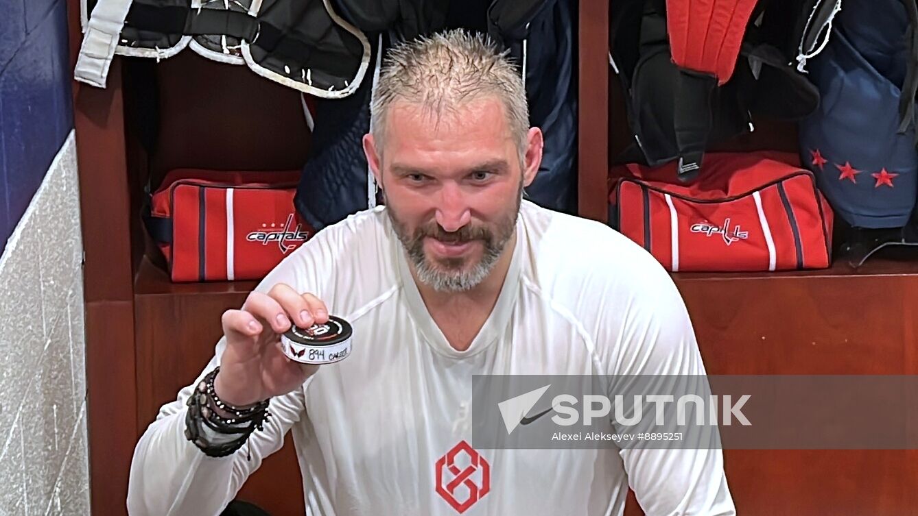 US Russia Ice Hockey Ovechkin NHL Career Goal Record
